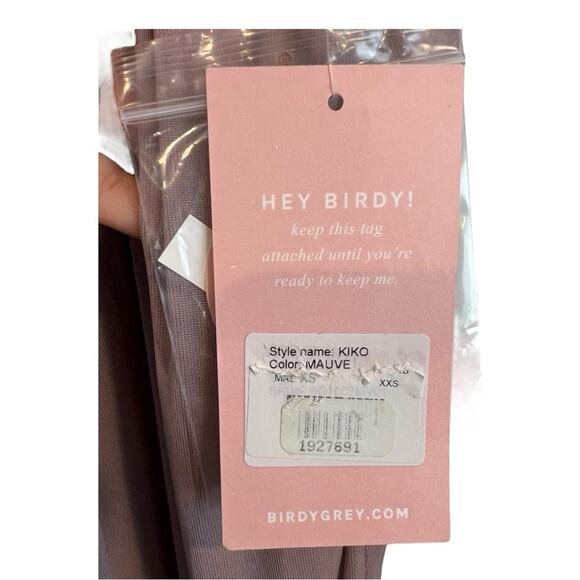 BIRDY GREY KIKO DRESS MESH MAUVE BRIDAL NWT - Picture 12 of 16
